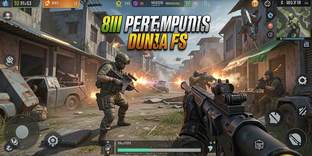 Tampilan gameplay 8II yang menegangkan dan penuh aksi.