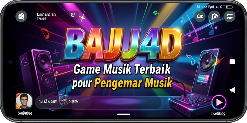 Screenshot BAJAJ4D menampilkan pengalaman bermain musik yang seru dan interaktif.