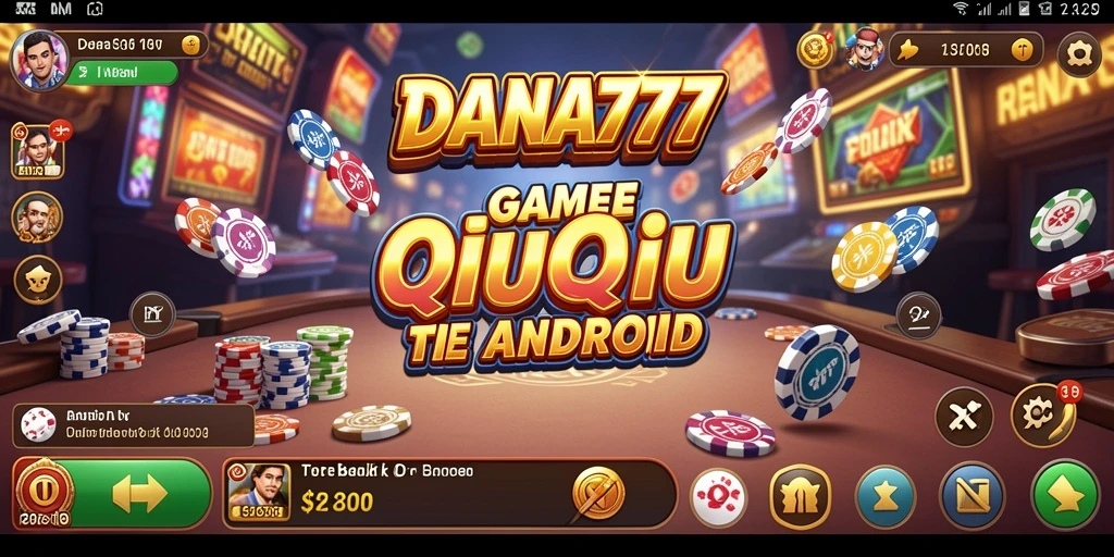 Screenshot gameplay DANA777 yang menampilkan aksi seru QiuQiu.