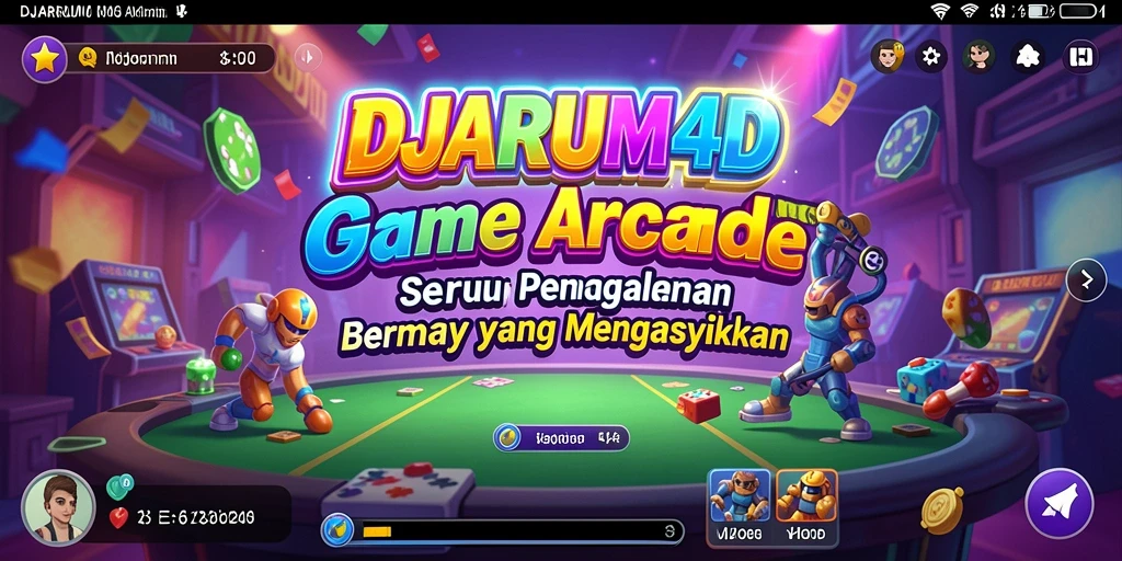 Tampilan gameplay DJARUM4D yang penuh warna dan menarik.