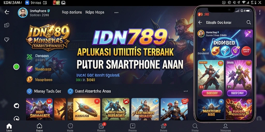 Tampilan antarmuka IDN789 yang user-friendly dan efektif.
