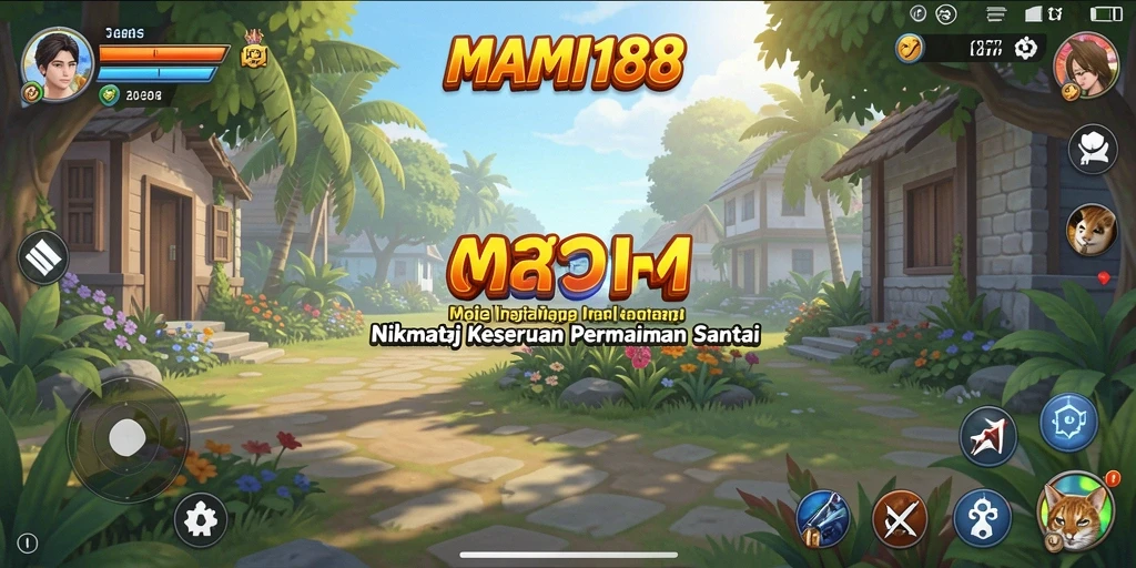 Screenshot gameplay <strong>MAMI188</strong> yang penuh warna dan menyenangkan.
