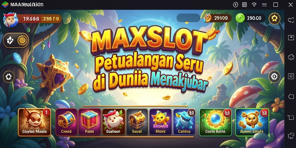 Tampilan gameplay seru dalam petualangan di MAXSLOT.