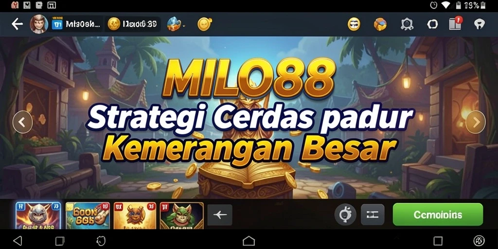Gameplay seru dan menantang dari MILO88 yang mengasah strategi.