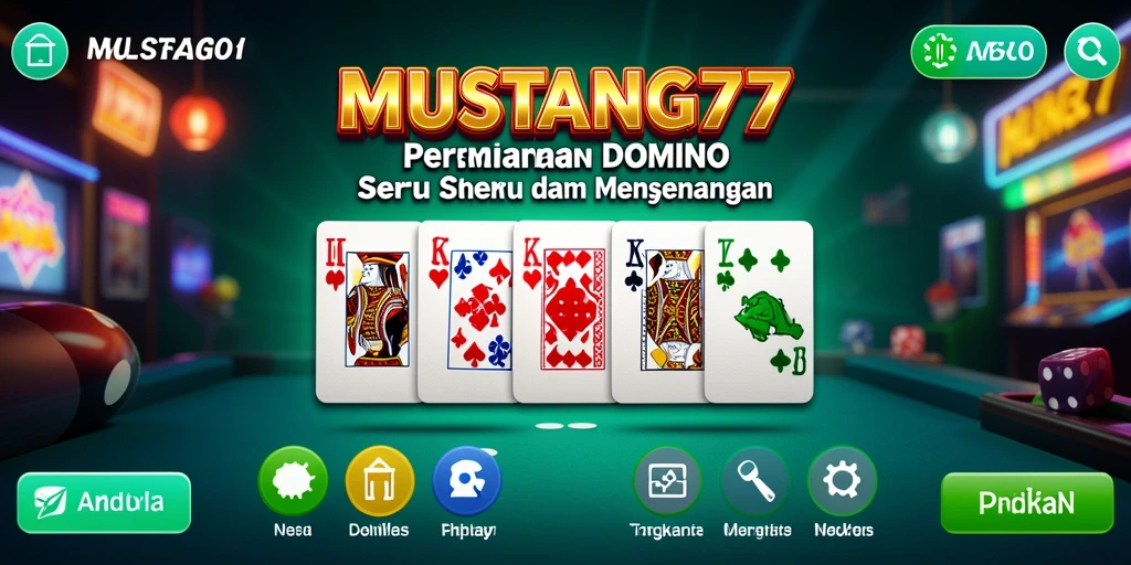 Tampilan gameplay MUSTANG77 yang seru dan interaktif.