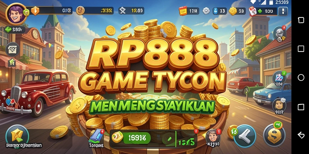 Gameplay Tycoon yang menarik dan penuh strategi.