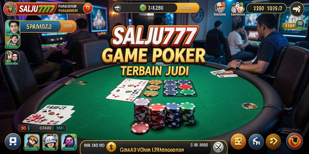 Tampilan gameplay Poker yang mengasyikkan dan interaktif.