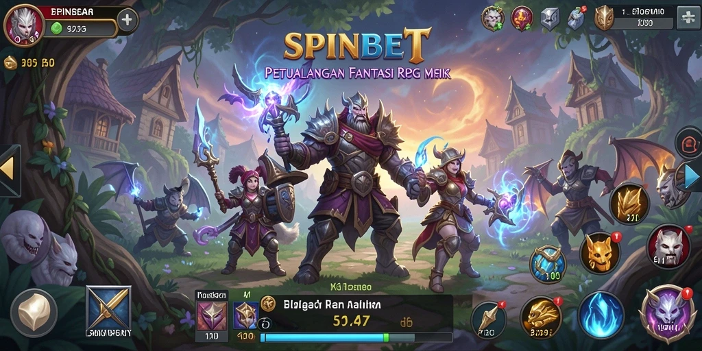 Menampilkan gameplay RPG yang epik dan imersif dari SPINBET.